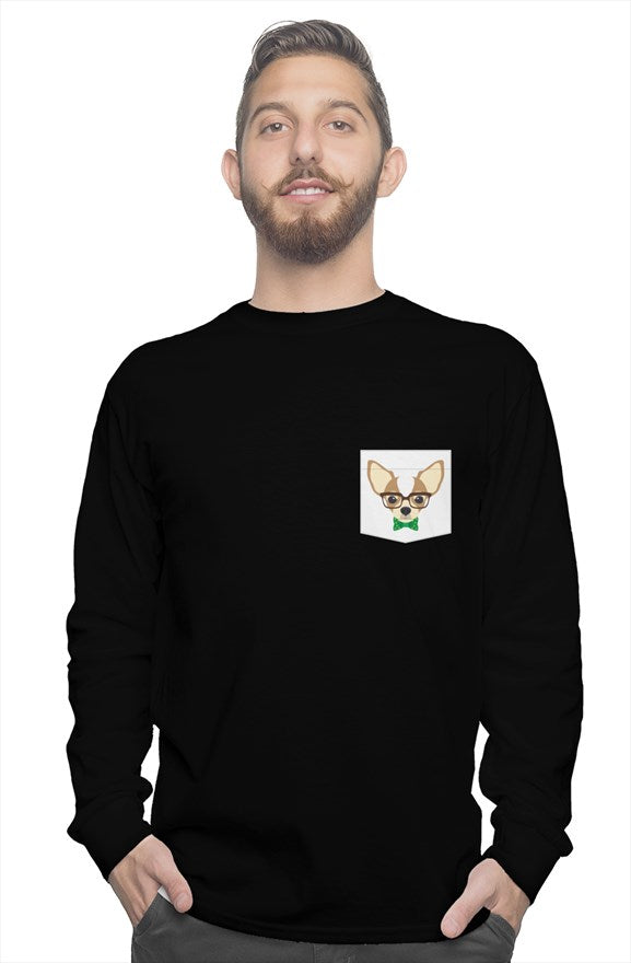 Chihuahua gildan long sleeve tee