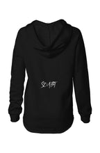 Load image into Gallery viewer, Color Me Kitty Womens Lightweight  Wash Hooded Sweatshirt
