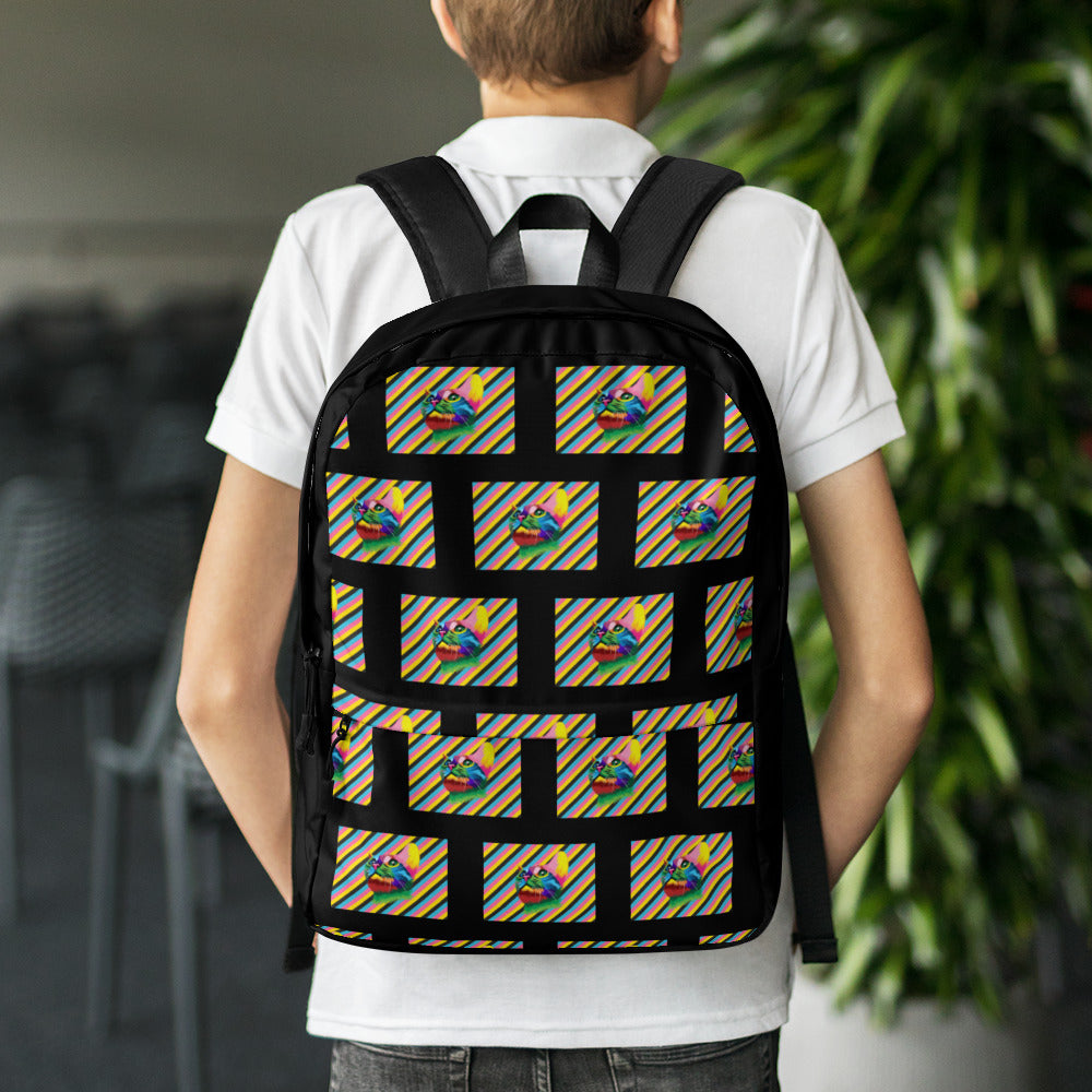 Colorful Cat Backpack