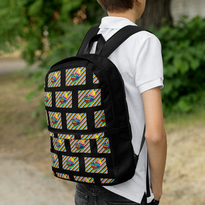 Colorful Cat Backpack