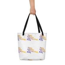 Load image into Gallery viewer, &quot;Live a Drop the Mic Moment&quot; Beach Bag
