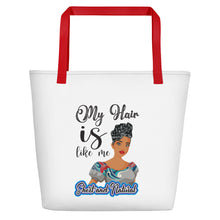 Load image into Gallery viewer, &quot;My Hair is like Me&quot;Beach Bag
