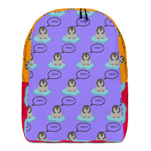 "Kayla the Penguin" Minimalist Backpack