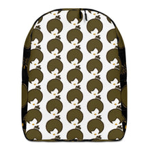 Load image into Gallery viewer, &quot;Afro with Pik/brown&quot;Minimalist Backpack
