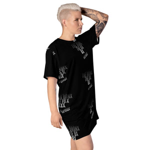 The Bronx 4 Ways Gradient T-shirt dress