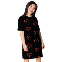 Load image into Gallery viewer, Heartbeat for Life T-shirt dress
