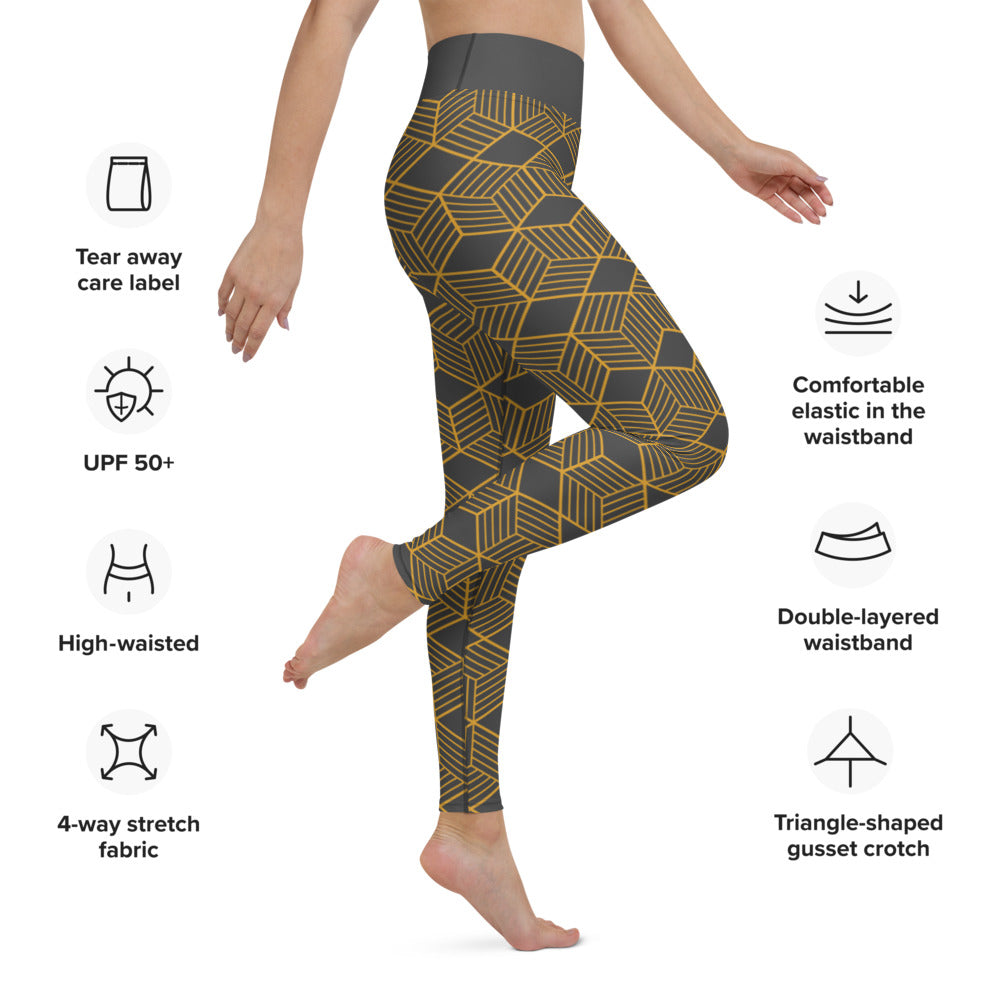 Eclipse Print Yoga Leggings