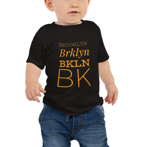 "Brooklyn Four Ways" Baby Jersey Short Sleeve Tee