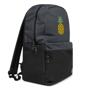 Pineapple Embroidered Champion Backpack