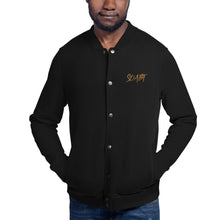 Load image into Gallery viewer, SOABT(Sayit On a Black Tee) Embroidered Champion Bomber Jacket
