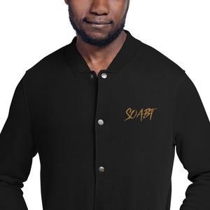 SOABT(Sayit On a Black Tee) Embroidered Champion Bomber Jacket