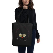 Load image into Gallery viewer, Afro Lady with Gold Shades Eco Tote Bag
