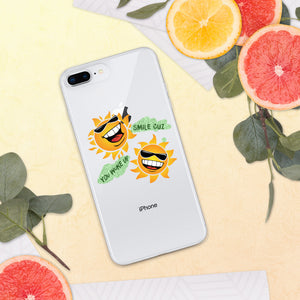 "Smile Cuz You Woke Up"iPhone Case