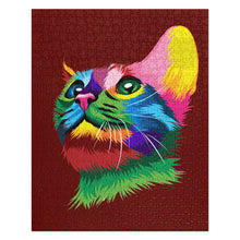 Load image into Gallery viewer, Colorful Cat Jigsaw puzzle
