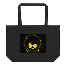 Load image into Gallery viewer, &quot;Afro Woman&quot; Large organic tote bag
