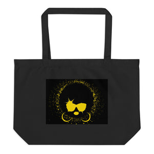 "Afro Woman" Large organic tote bag