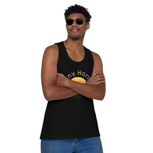 Sunny Horizon Men’s premium tank top