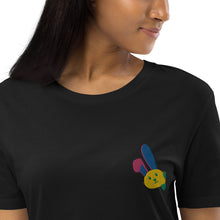 Load image into Gallery viewer, Colorful Bunny Organic cotton t-shirt dress
