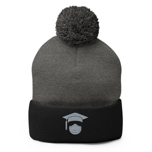 Covid Graduate Pom-Pom Beanie