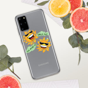 "Smile Cuz You Woke Up" Samsung Case