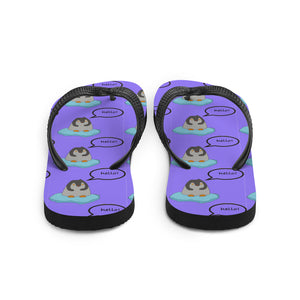 "Kayla Penguin" Flip-Flops