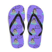 Load image into Gallery viewer, &quot;Kayla Penguin&quot; Flip-Flops
