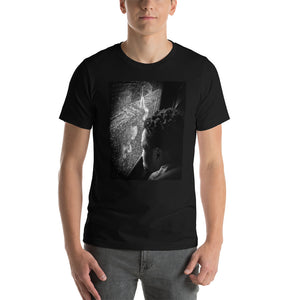 "Gazing Out Window"Short-Sleeve Unisex T-Shirt