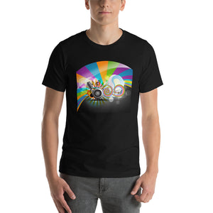 "Color/music" Short-Sleeve Unisex T-Shirt