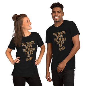 The Bronx 4 Ways Gold Unisex t-shirt