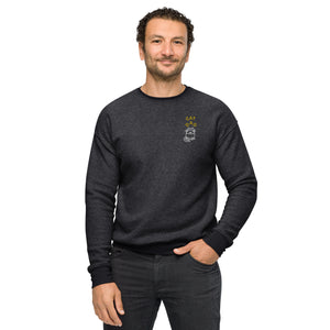 CAT DAD Unisex sueded fleece sweatshirt