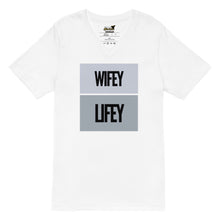 Load image into Gallery viewer, Wifey Lifey Unisex Short Sleeve V-Neck T-Shirt
