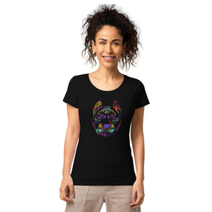 Pit Bull Mom Women’s basic organic t-shirt