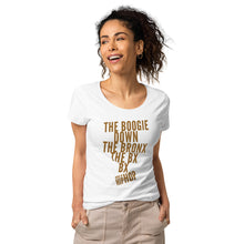 Load image into Gallery viewer, The Bronx 4 Ways Women’s organic t-shirt-SpRqst
