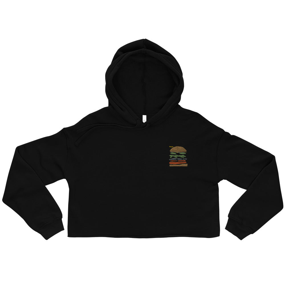 Burger Crop Hoodie