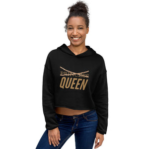 No Princess But a Queen Crop Hoodie