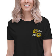 Load image into Gallery viewer, &quot;Smile Cuz You Woke Up&quot; Crop Tee
