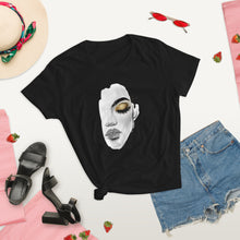 Load image into Gallery viewer, Beauiful Feminine Face Women&#39;s short sleeve t-shirt
