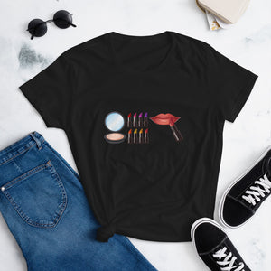 "All Makeup" Women's short sleeve t-shirt