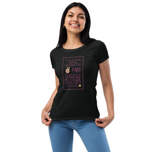 "Around the Way" Women’s fitted t-shirt