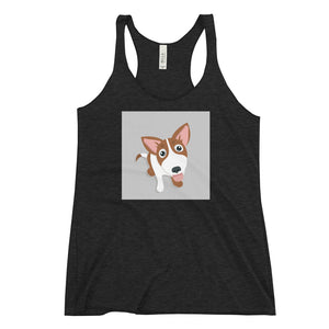 "Cutie Pup"Women's Racerback Tank