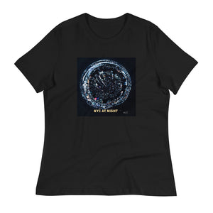 "NYC Night Life" Women's Relaxed T-Shirt